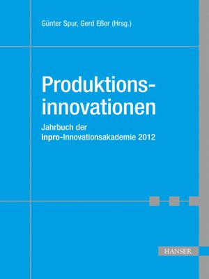 cover image of Produktionsinnovationen